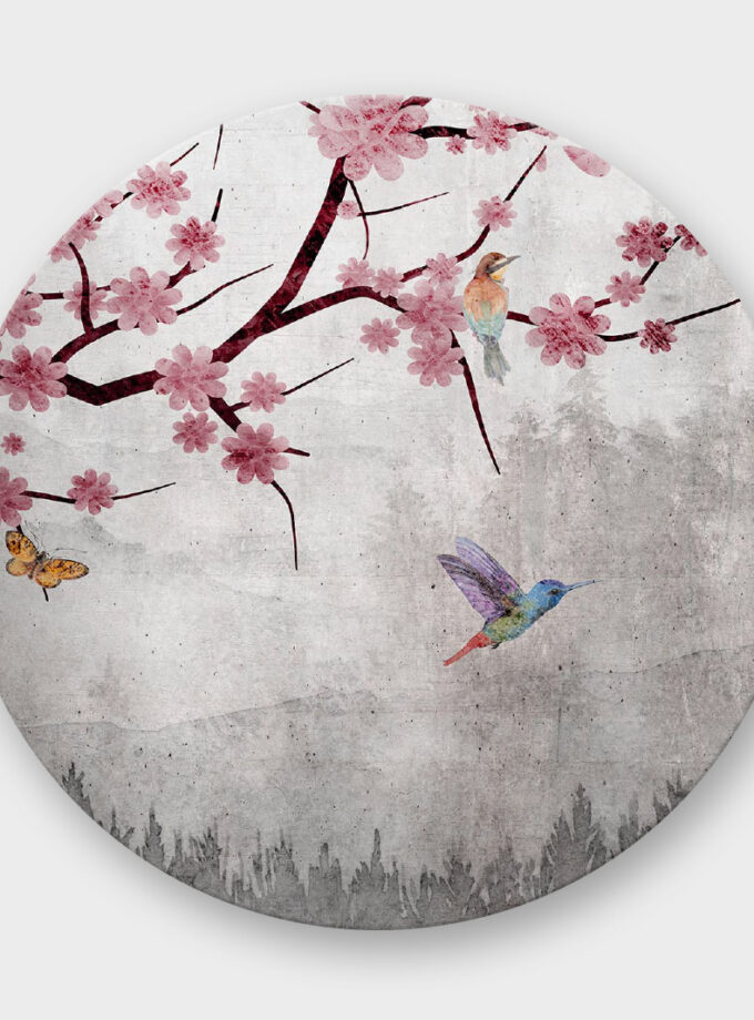 Obraz Cherry Birds Circle